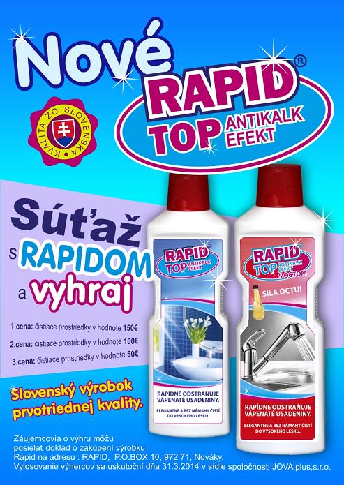 RAPID – top antikalk efekt